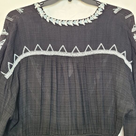 Free People Saffron Embroidered Tunic Size Medium - Picture 10 of 11